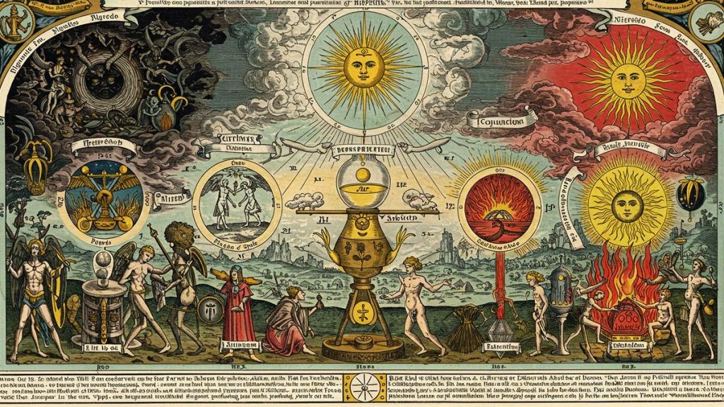 The Seven Stages of Spiritual Development in Alchemy