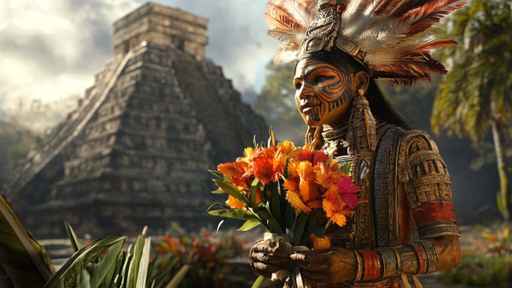 Aztec Astrology Flower Tonalli Meaning