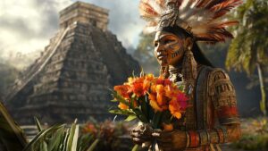 Aztec Astrology Flower Tonalli Meaning