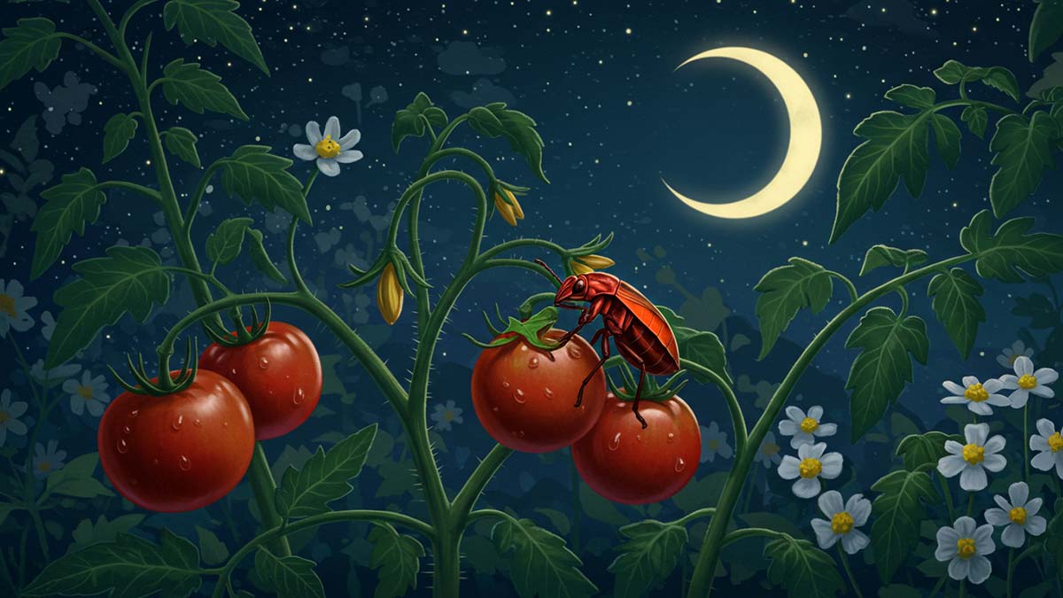 how moonlight affects pest behavior