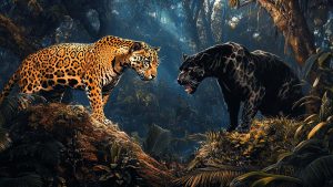 jaguar spirit animal vs totem; black jaguar symbolism