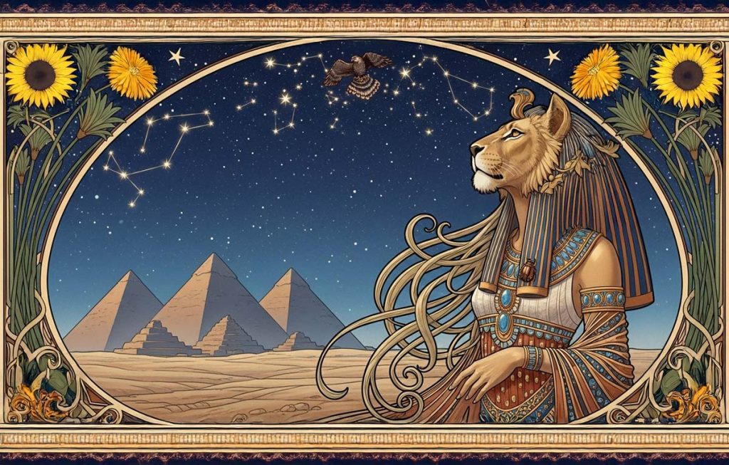 Sekhmet Egyptian Zodiac Sign Sacred Symbols